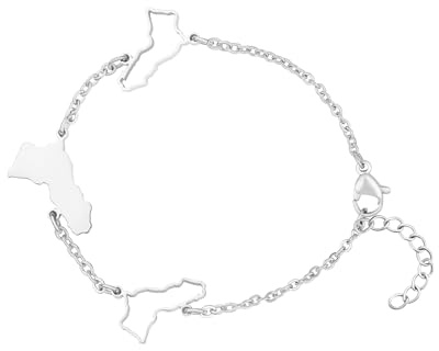 d'origine Kurdistan Landkarten Armband Unisex Damen Herren, Kurdischer Schmuck, Kurdisches Armband, Kurdistan Flaggen Schmuck