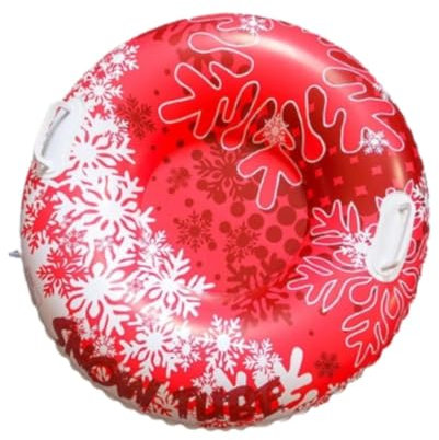 rockible Aufblasbarer Schneeschlauch, Aufblasbarer Schneeschlitten, Hochleistungs-Schneeschlitten, Rodeln, Aufblasbarer Schneering für Party- und