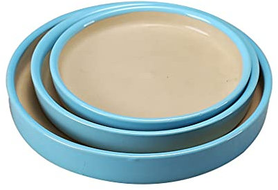 Platos para macetas， Bandeja for paletas for maceteros de forma redonda, herramienta de base for macetas for balcón, bandejas de goteo pequeñas, bandeja for maceteros for jardín interior y exterior, j