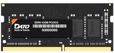 DATO Módulo de memoria de 32 GB RAM DDR4 3200 MHz PC4-25600 CL22 SODIMM 1,2 V 260 pines no ECC SODIMM para portátil