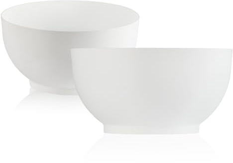 Tymar Pflanzschale für draussen, Blumenschale rund, Grabschale Kunststoff Matte (Weiß; ø 30 cm)