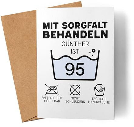 Kiddle-Design Personalisierte Karte 18. Geburtstag - Mit Sorgfalt behandeln das Gute Stück ist 18-18ter Geburtstag Lustige Geburtstagskarte Mann Frau