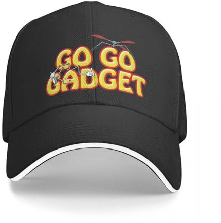 Casquette de Baseball Go Go Gadget ! Inspecteur Gadget - Casquette Tactique Militaire des années 1980 et 1990, Style Hip-hop, Chapeau de Plage à Pression