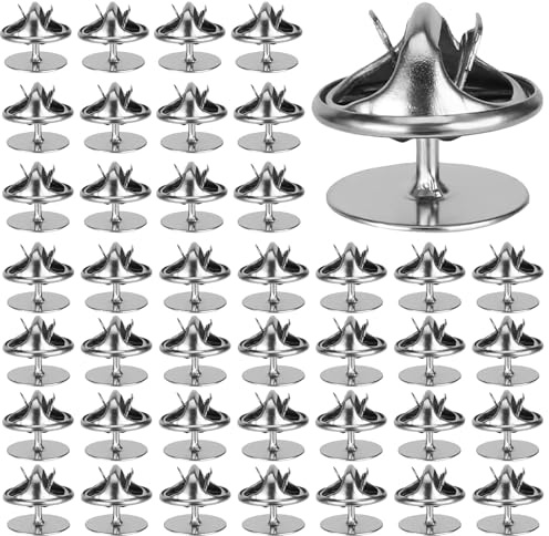 50 Pairs Metall Verschlussstift Rückseiten, Stück Verschlüsse Butterfly Clips Pin, Clutch Broschennadeln Butterfly Clutch mit Spikes Blanko Sicherungsstift, Schmuckherstellung Stecknadelhalter ﻿