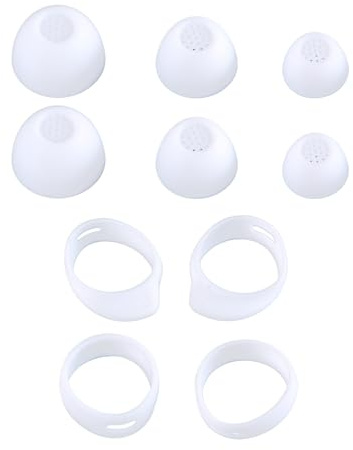 Pffiocix 1 lot d'embouts en silicone pour écouteurs Buds FE améliore le son facile à installer 4 tailles d'embouts sécurisés