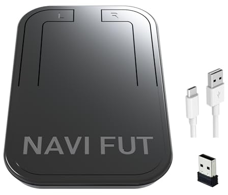 Mouse Controllato da Piede per Uso Ergonomico senza Mani – Wireless per PC e Mac con Click Sinistro e Destro Integrati – Ideale per Infortuni a Mani/Braccia, RSI, Accessibilità e Difficoltà Motorie