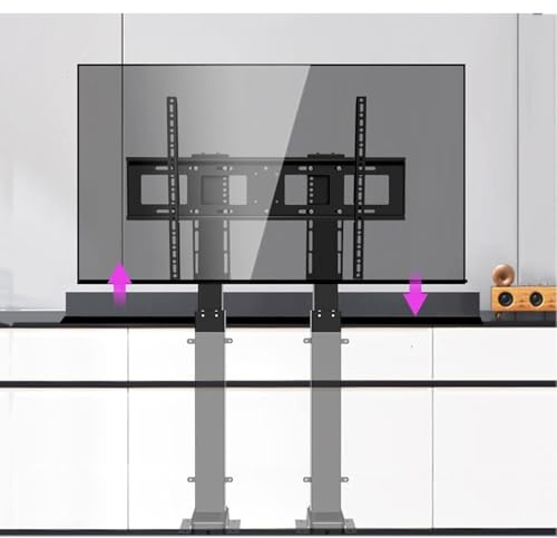 Motorizzato Sollevamento TV Staffa - Supporto TV Telescopico Con Sollevamento Automatico, Con Telecomando E Impostazione Di Memoria, Supporto Di Sollevamento Der TV(55-100inch)