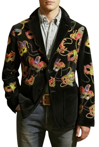 Foweknow Veste Sakko Homme Blazer en Velours Côtelé Manteau Coupe Regular Fit Sportive Veste de Costume Coupe Slim Fit Veste en Velours Côtelé Homme Veste Décontractée Business Revers Veste d'Automne