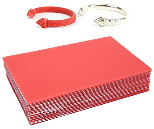 Cera per Gioielli, Fogli di Cera a Piastra di Base 2mm per Incisioni e Modellazione manuali, adatti per Graffe, Accessori e Oreficeria