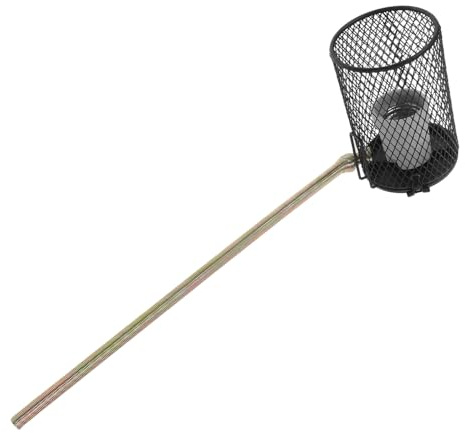 KOMBIUDA Reptilvärmelampa Skydd i Metall Robust Lampskärmsskal för Terrarium Anti-brännskada Värmelampnät Säker Reptilbelysning för Krypdjur och Ödlor