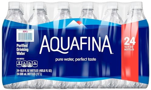 Aqua-fina Bottled Water, 16.9 Ounce (24 Bottles) - AMC Generic