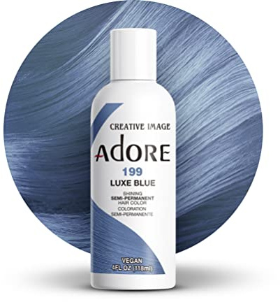 Adore Shining Semipermanente Haarfarbe, Luxe Blue (199), 118 ml