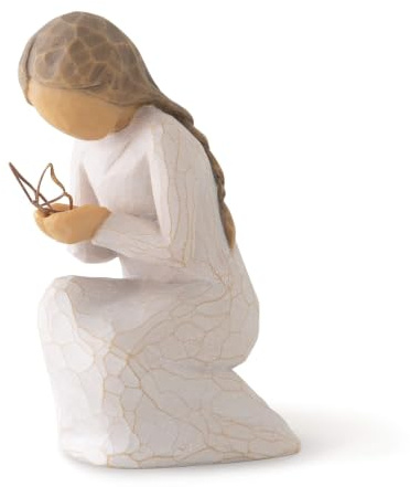 Willow Tree Quiet Wonder Figurine | Cast from a Susan Lordi Original Carving, Inspirational Gift of Encouragement, Strength, Hope and Confidence