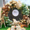 Arco para Globos Guirnalda de Globos Verdes, Globos de Cumpleaños, Safari Verde Salvia Blanco Dorado Látex Globos Kit de Arco para Cumpleaños Globos Baby Shower Decoracion Bodas Bosque de Fiesta
