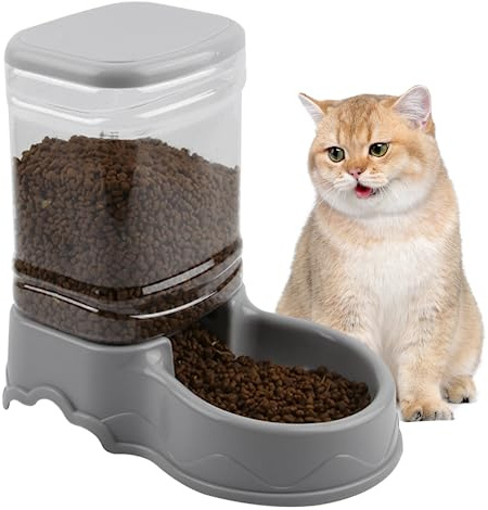 Automatic Pet Feeder 3.5L Leakproof Food Dispenser - Cat Feeding Station for Small Medium Big Pets - Detachable and Easy to Clean