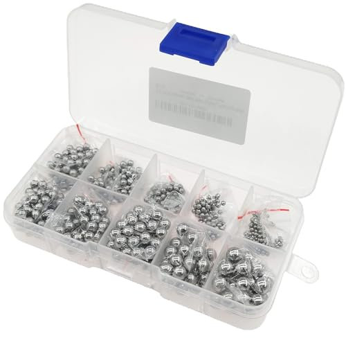 750 PCS Stainless Steel Bearing Balls, Precision Metal Ball