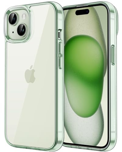 JETech Case for iPhone 15, Anti-Yellowing, Green