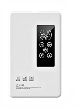 Calentador de agua eléctrico instantáneo Calentador De Agua Instantáneo De 5500/7000W, Ducha Eléctrica Inteligente, Termostato Calentador De Agua Instantáneo Sin Tanque For Baño Y Cocina Para cocina,