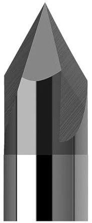 Fasenfräser 1PC Wolframkarbid Gerade Nut Anfasen Fräsen 60/90 /120 Grad Werkzeug for Gravur Maschine Ende Fräsen(D8xR90x60L)