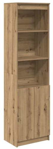 vidaXL Highboard Artisan Oak 50x35x180 cm Engineered Wood