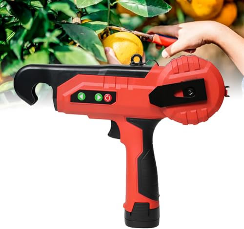 XCSCUK Machine de Liaison à la Branche électrique, Machine à attachement de Vigne de la Plante sans Fil, Outil de cerclage de Branche Automatique, pour Les jardiniers Agriculteurs