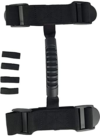 Ausla Motorcycle Side Carrying Handle Adjustable ADV Motorbike Luggage Mounting Strap Carry Handle for Pannier Side Box Aluminium Top Case