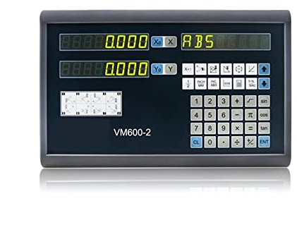 HPHPH Lathe Dro 2 Axis Digital Readout Display System + 2pcs Linear Encoder Linears Scale Dimensions 200 300 400 500 600 700 800 900mm,Digital DRO(Only one 2 axis dro)