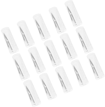 Ipetboom 15pcs Window Blind Cord Knobs Transparent Plastic Replacement Tassels for Roller Blinds Easy Install DIY Repair Parts for Curtains Roman Shades