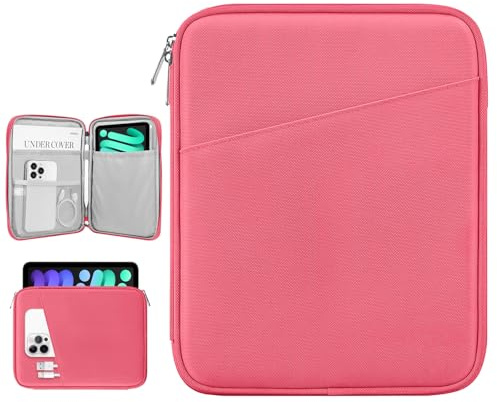 Dadanism 8-9 Inch Tablet Sleeve Bag Carrying Case, Watermelon Pink