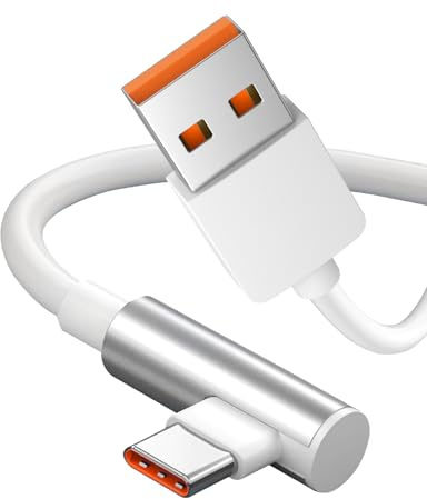 Cable USB C con Xiaomi Carga Rápida 2M 120W 90 Grados–Turbo 6A para Note 13 12 Pro 12S 11, POCO F6 X/5, pad 14 13T 12T 11 Lite 5G 6 5–Cable Compatible Carga Ultra Rápida y Transferencia de Datos