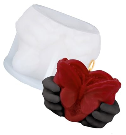 Stampi del silicone di forma del cuore per la fabbricazione delle muffe di forma del sapone per la muffa della decorazione del gesso della resina epossidica