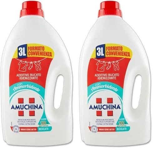 Amuchina Additivo Bucato Liquido 3 litri (Confezione da 2)
