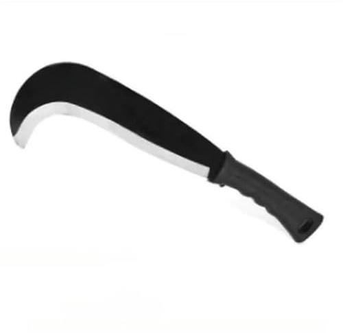 Small Machete Sickle Tool, 13.5-Inch Garden Knife with Curved Blade for Weeding, Vine Cutting, Pruning and Farm Use