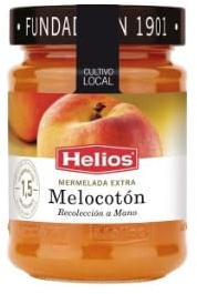 Spanish Extra Peach Jam Bundle - Pack of 3 x 340g Glass Jars - Made with Sun-Ripened Mediterranean Peaches - High Fruit Content