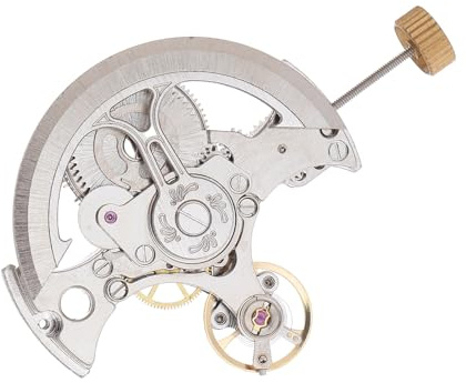 DIYEAH Movimiento de Reloj Mecánico Automático Grabado en Acero Diseño Floral, Resistencia al Agua y Precisión Excepcional para Reparación DIY y Proyectos Profesionales