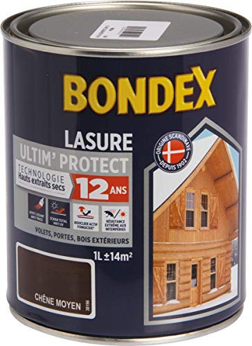 Lasure de finition Ultim Protect 12 ans Bondex - Incolore - Bidon 6 l