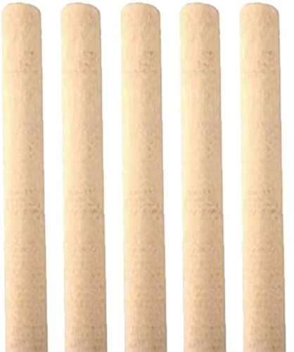 Newman and Cole Wooden Broom Handle Stick Wood Broomstick/Wooden Pole for Floor Mop Handle Brush Broom - 15/16 (23mm 24mm) 4ft (1200mm) Handles - Pack of 5