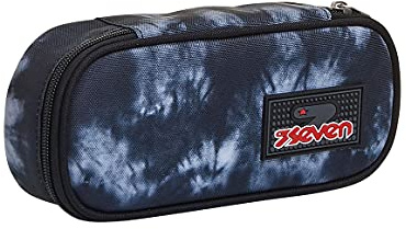 SJ GANG STYLE JAM GANG Portapenne Round Plus Bambini Unisex, Nero, 23 x 10 x 5,5 cm