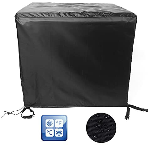 MEEYI Abdeckung für gartenmöbel 70x70x70cm gartentisch-Abdeckung gartenmobel Winterfest abdeckhaube fur gartenmobel rechteckig schutzhülle quadratisch für gartenmöbel 420D Oxford für gartenmöbel