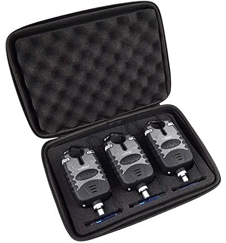 Angel-Bissanzeiger-Set, 3 Stück, verstellbare Fischfinder-Werkzeuge und kostenlose Angelschwinger mit Schutzhülle für Outdoor-Angeln