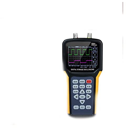 Kit oscilloscopio digitale, Oscilloscopio JDS2022A. Manutenzione del circuito elettrico del palmare dell'oscilloscopio digitale a doppio canale Test di tensione, corrente, condensatore