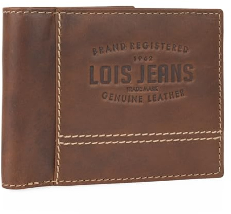 Cartera de Piel para hombre - Cartera hombre Piel con Monedero Interior y T