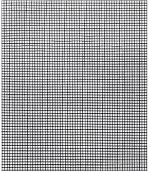 SHBHWS Grillrost Grillnetz for den Außenbereich, Grillgittermatte, Teflon, antihaftbeschichtet, hochtemperaturbeständig, Grillgittermatte, Grillmatte Grillrost Rund(Black)