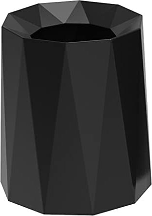 Bote de Basura Bote de Basura Redondo de plástico, Papelera, Contenedor de Basura para baño, Dormitorio, Cocina, Oficina en casa, Contenedores de Basura de 12 litros Contenedores de Basura (Color: