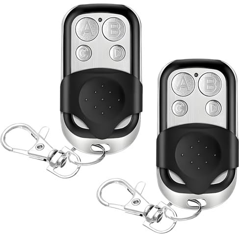 Fernbedienung Garagentor 433 MHz, 2 Stück Universal Fernbedienung garagentor, Klonen Fernbedienung Handsender kompatibel mit Marantec, Für Autos,Garagentore,Rollladenschalter,Tore