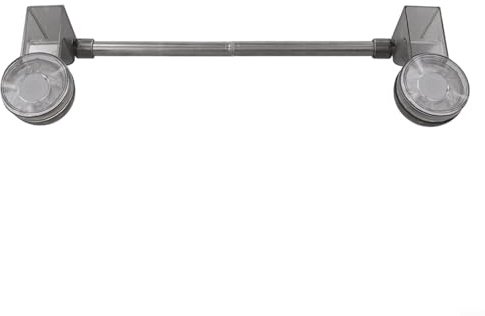 Toallero con ventosa para baño, extensible de 30 a 60 cm, soporte de toalla extraíble con fuerte potencia de succión