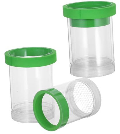 Toddmomy 2 Sets Fish Breeding Box Floating Aquarium Egg Incubator and Nursery Isolation Box for Guppy Fry Fish Separator for Controlled Hatching and Protection