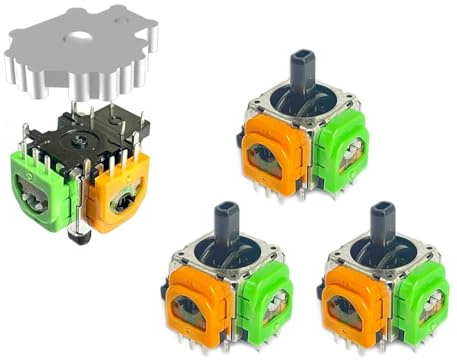 ElecGear 4x TMR Joystick und Entlötheizplatte Ersatz für PS4 und Andere Controller, TMR Hall Steuerstick und Lötlitzen Reparaturwerkzeuge – (TMR-DS4)