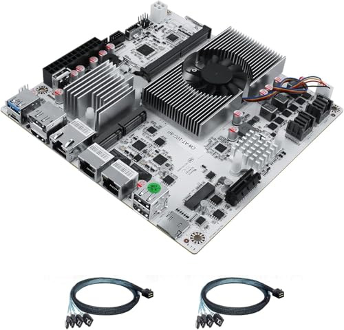 1 carte mère NAS 10G, 2 i226-V 2,5 G, 3LAN N350, 8 cartes mères SATA3.0 (2 SFF 8643), 2 M.2 NVMe, 1 port DDR5 PCI-E x4, port USB 3.2 + routeur souple de type C 10 Gbit/s, carte mère ITX M.2 E_Key WiFi