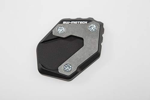 SW-MOTECH Seitenständerfuß-Verbreiterung, Schwarz/Silbern für BMW R1200GS LC Adv (14-)/ Rallye